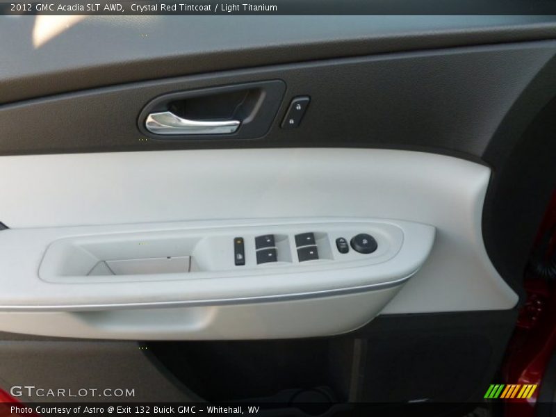 Crystal Red Tintcoat / Light Titanium 2012 GMC Acadia SLT AWD