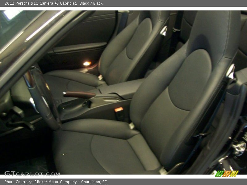 Black / Black 2012 Porsche 911 Carrera 4S Cabriolet