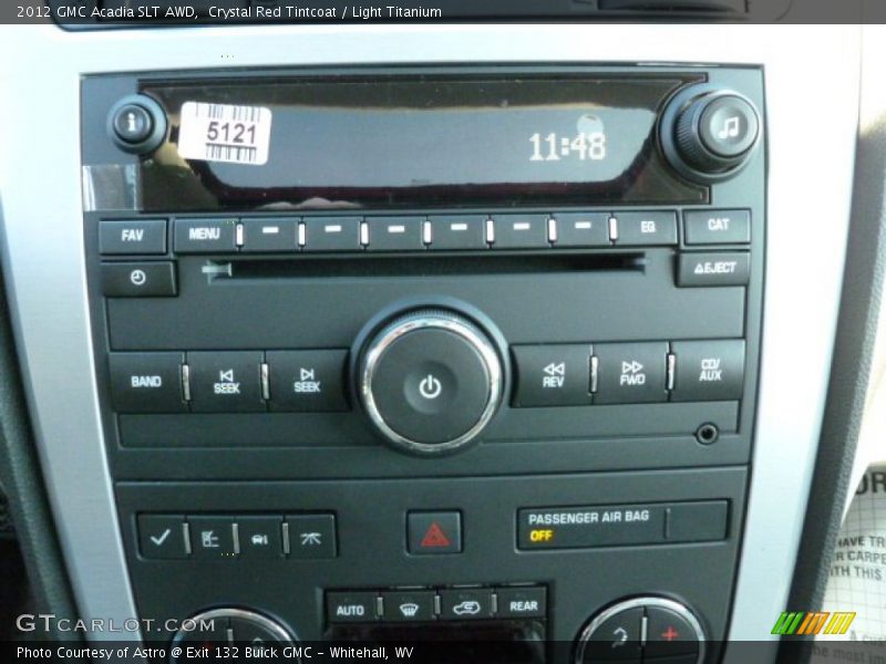 Crystal Red Tintcoat / Light Titanium 2012 GMC Acadia SLT AWD