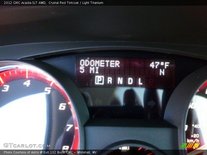 Crystal Red Tintcoat / Light Titanium 2012 GMC Acadia SLT AWD