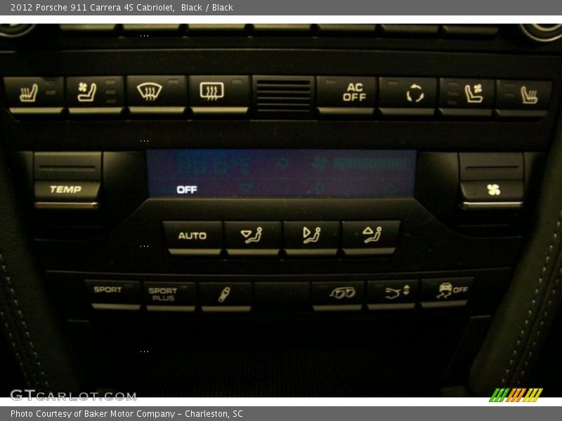 Black / Black 2012 Porsche 911 Carrera 4S Cabriolet