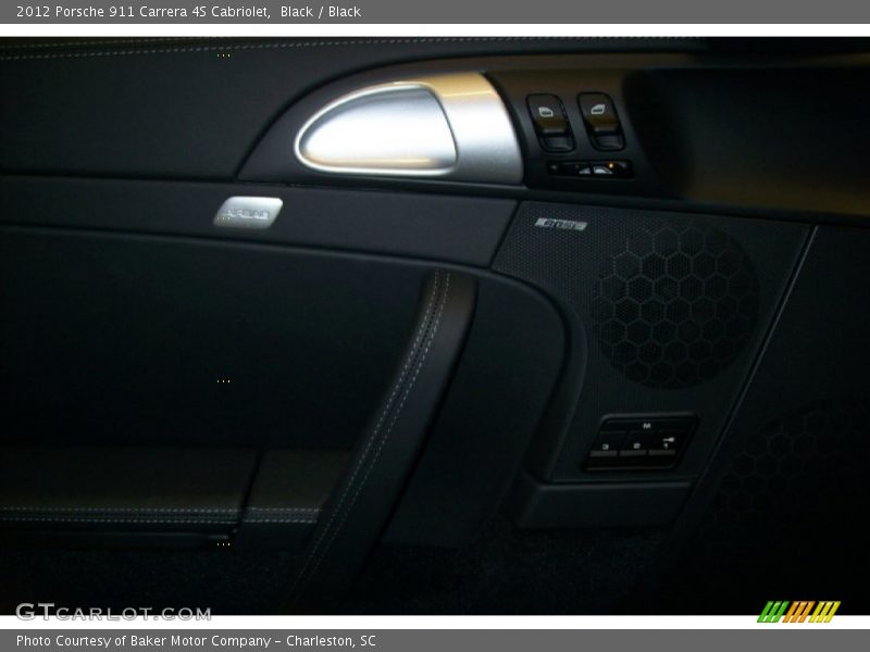 Black / Black 2012 Porsche 911 Carrera 4S Cabriolet