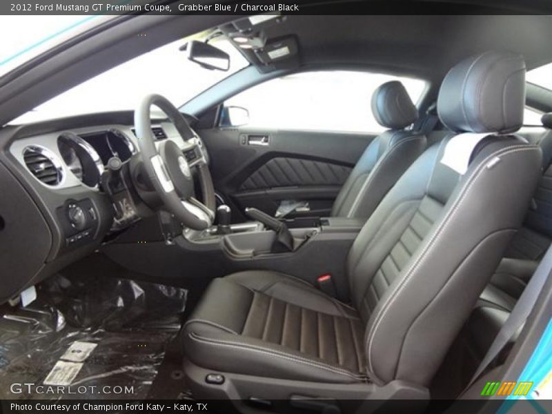  2012 Mustang GT Premium Coupe Charcoal Black Interior