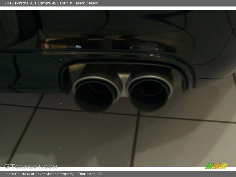 Black / Black 2012 Porsche 911 Carrera 4S Cabriolet