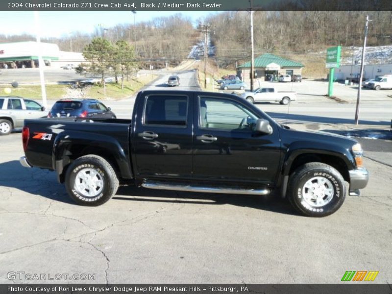 Black / Medium Dark Pewter 2004 Chevrolet Colorado Z71 Crew Cab 4x4