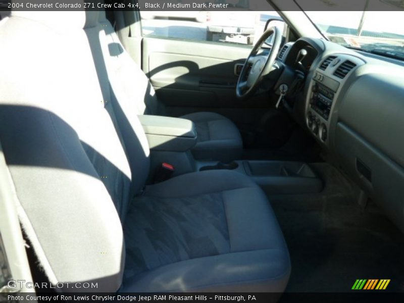 Black / Medium Dark Pewter 2004 Chevrolet Colorado Z71 Crew Cab 4x4