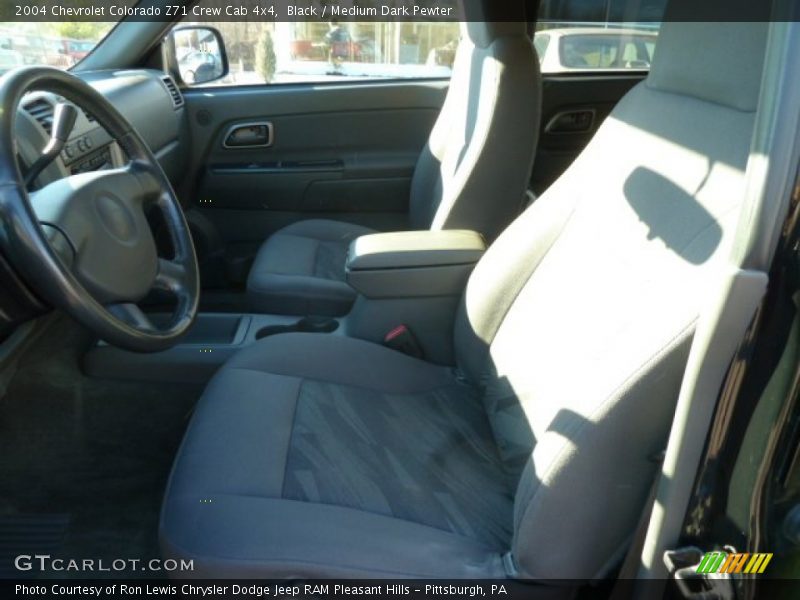 Black / Medium Dark Pewter 2004 Chevrolet Colorado Z71 Crew Cab 4x4