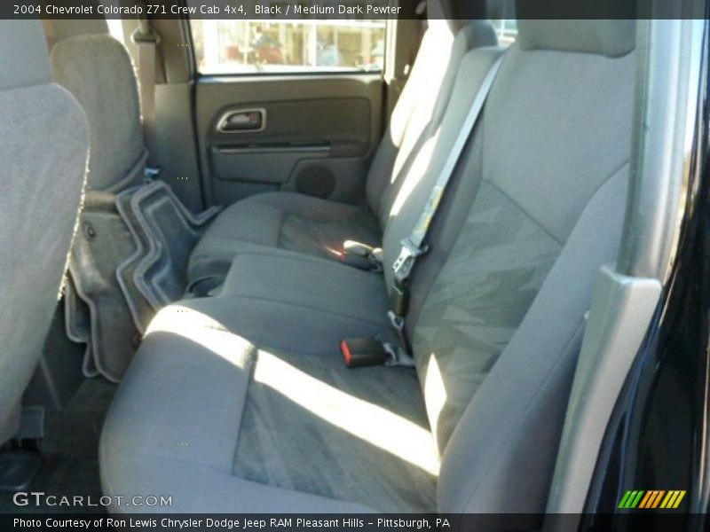 Black / Medium Dark Pewter 2004 Chevrolet Colorado Z71 Crew Cab 4x4