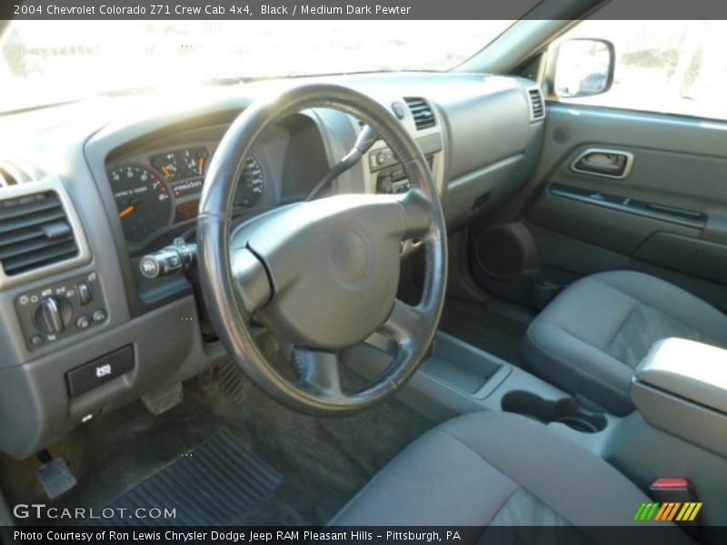 Black / Medium Dark Pewter 2004 Chevrolet Colorado Z71 Crew Cab 4x4