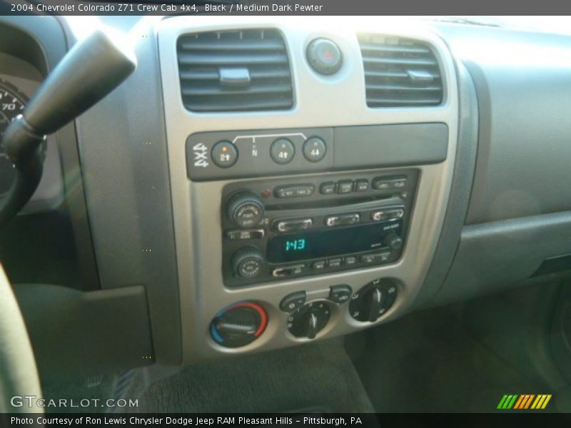 Black / Medium Dark Pewter 2004 Chevrolet Colorado Z71 Crew Cab 4x4