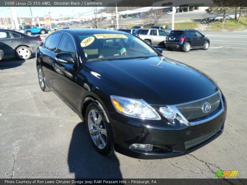 Obsidian Black / Cashmere 2008 Lexus GS 350 AWD