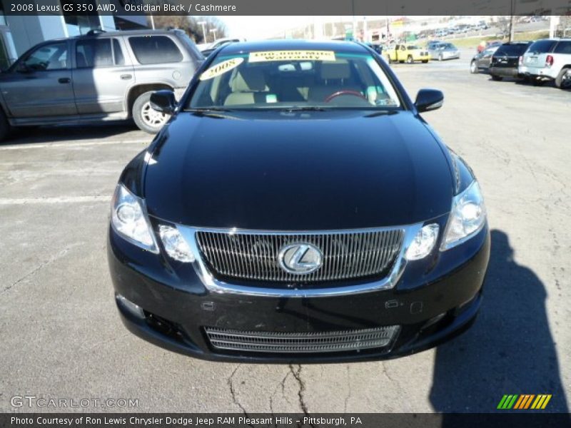Obsidian Black / Cashmere 2008 Lexus GS 350 AWD