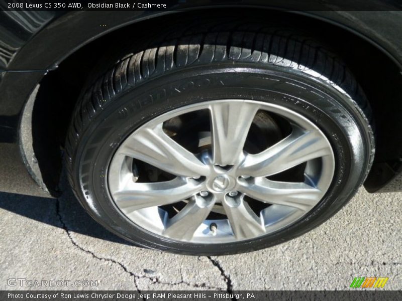 Obsidian Black / Cashmere 2008 Lexus GS 350 AWD