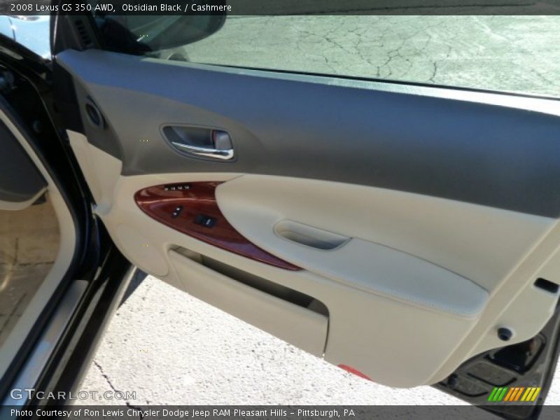 Obsidian Black / Cashmere 2008 Lexus GS 350 AWD
