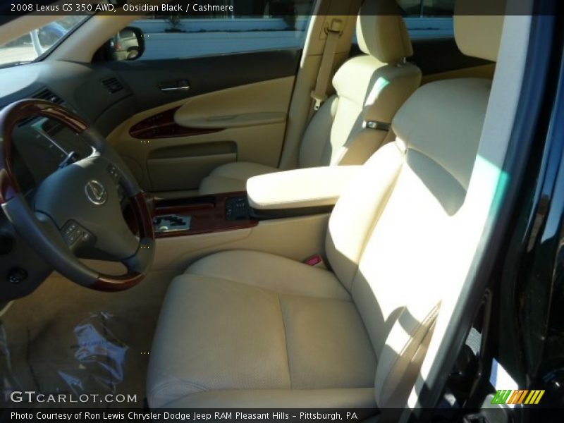 Obsidian Black / Cashmere 2008 Lexus GS 350 AWD