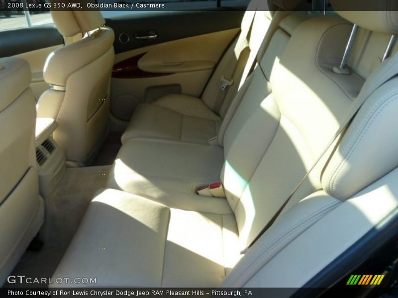 Obsidian Black / Cashmere 2008 Lexus GS 350 AWD