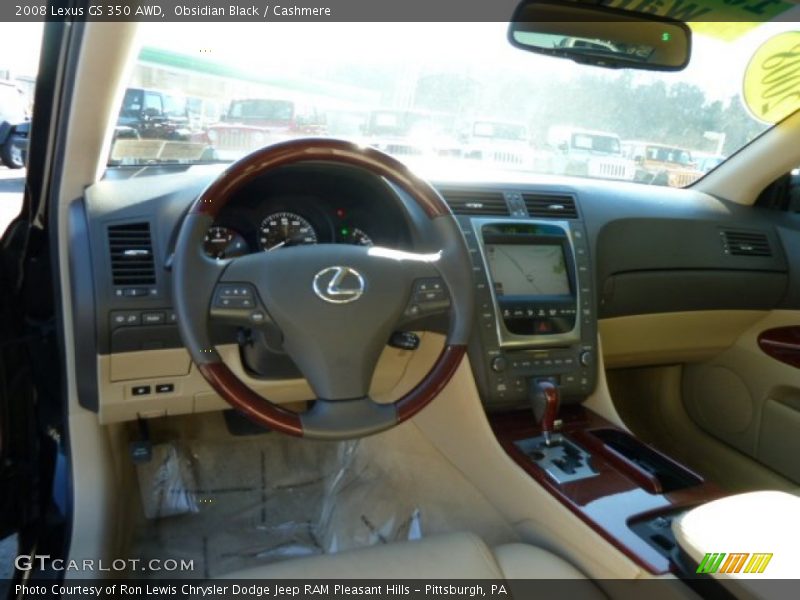 Obsidian Black / Cashmere 2008 Lexus GS 350 AWD