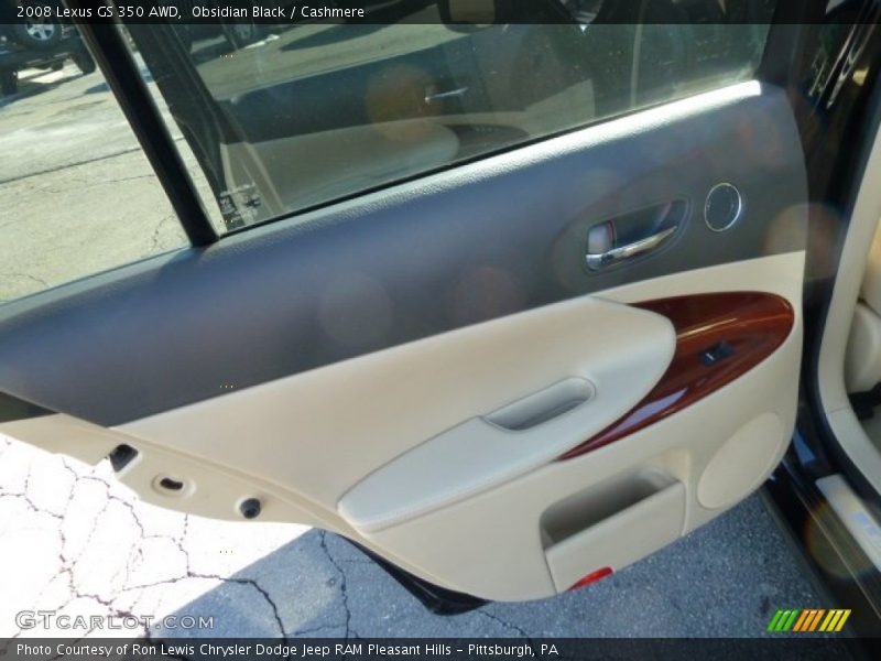 Obsidian Black / Cashmere 2008 Lexus GS 350 AWD