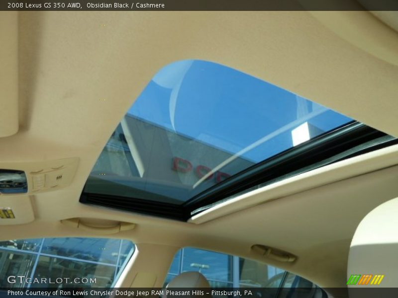 Obsidian Black / Cashmere 2008 Lexus GS 350 AWD