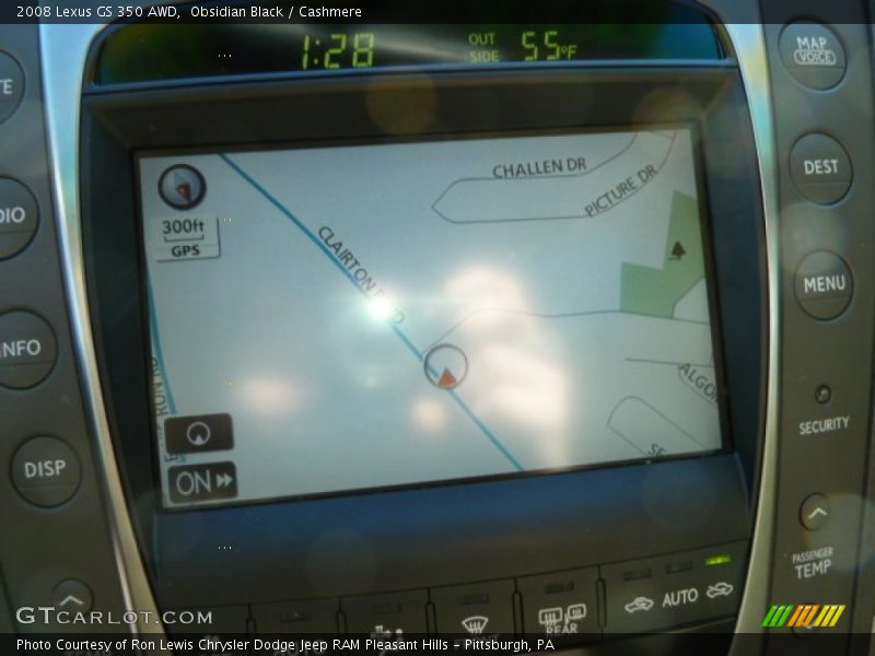 Obsidian Black / Cashmere 2008 Lexus GS 350 AWD