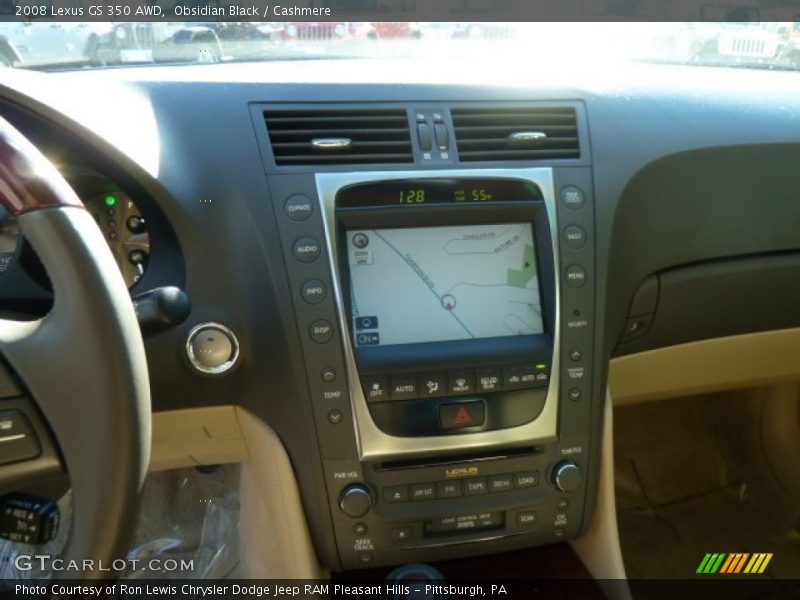 Obsidian Black / Cashmere 2008 Lexus GS 350 AWD
