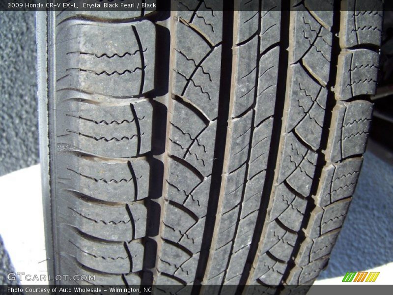Crystal Black Pearl / Black 2009 Honda CR-V EX-L