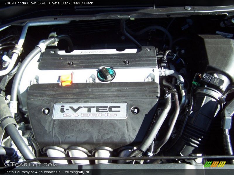 Crystal Black Pearl / Black 2009 Honda CR-V EX-L