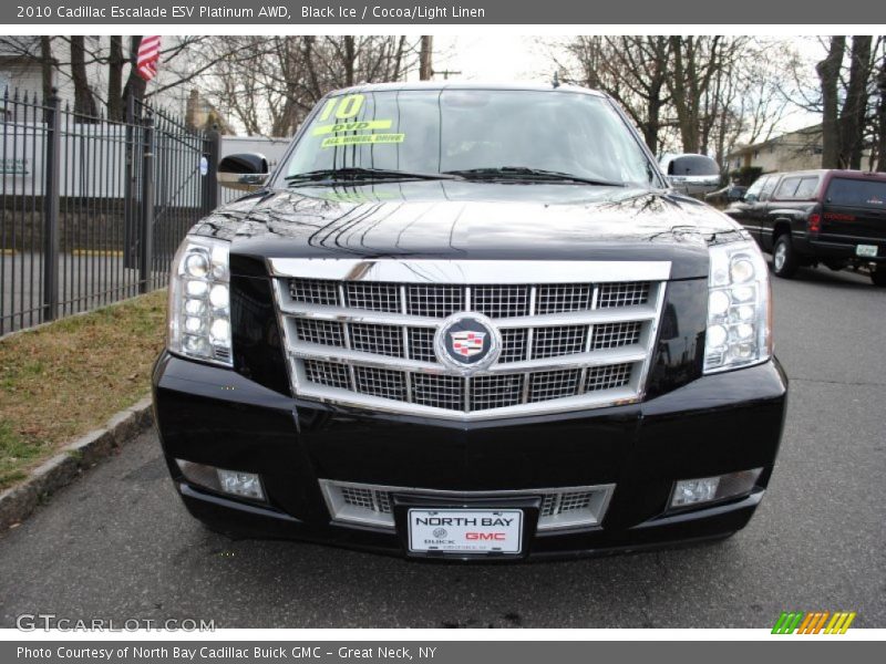 Black Ice / Cocoa/Light Linen 2010 Cadillac Escalade ESV Platinum AWD