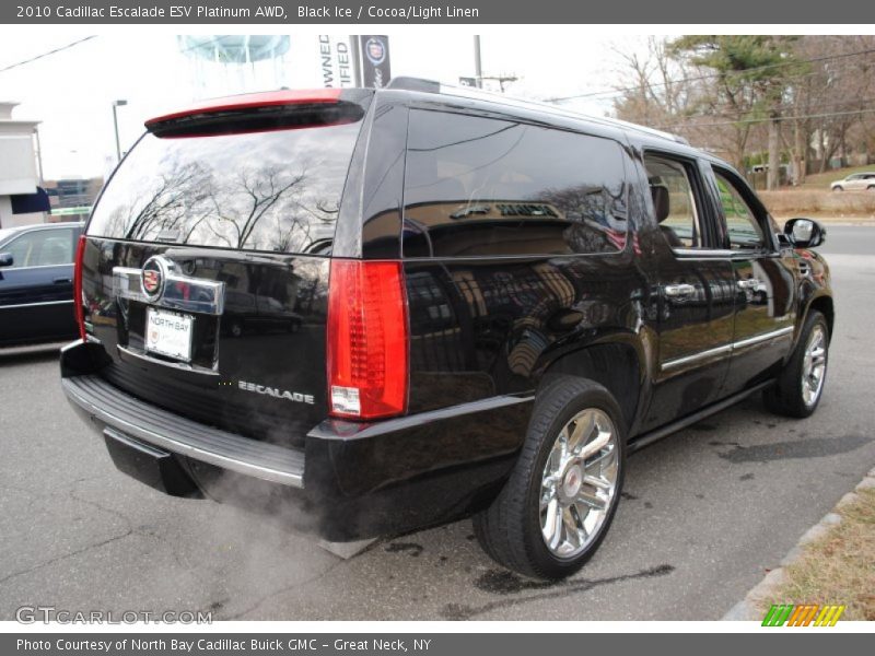 Black Ice / Cocoa/Light Linen 2010 Cadillac Escalade ESV Platinum AWD