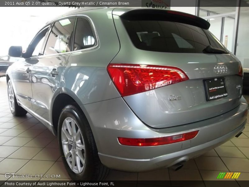 Quartz Grey Metallic / Cinnamon Brown 2011 Audi Q5 2.0T quattro