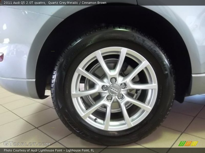 Quartz Grey Metallic / Cinnamon Brown 2011 Audi Q5 2.0T quattro