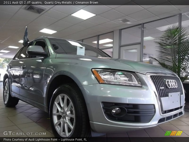 Quartz Grey Metallic / Cinnamon Brown 2011 Audi Q5 2.0T quattro