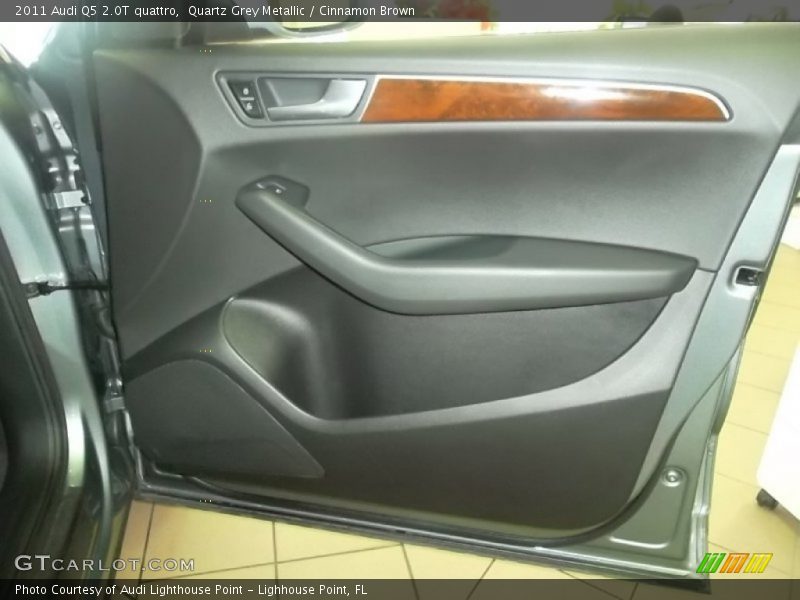 Quartz Grey Metallic / Cinnamon Brown 2011 Audi Q5 2.0T quattro