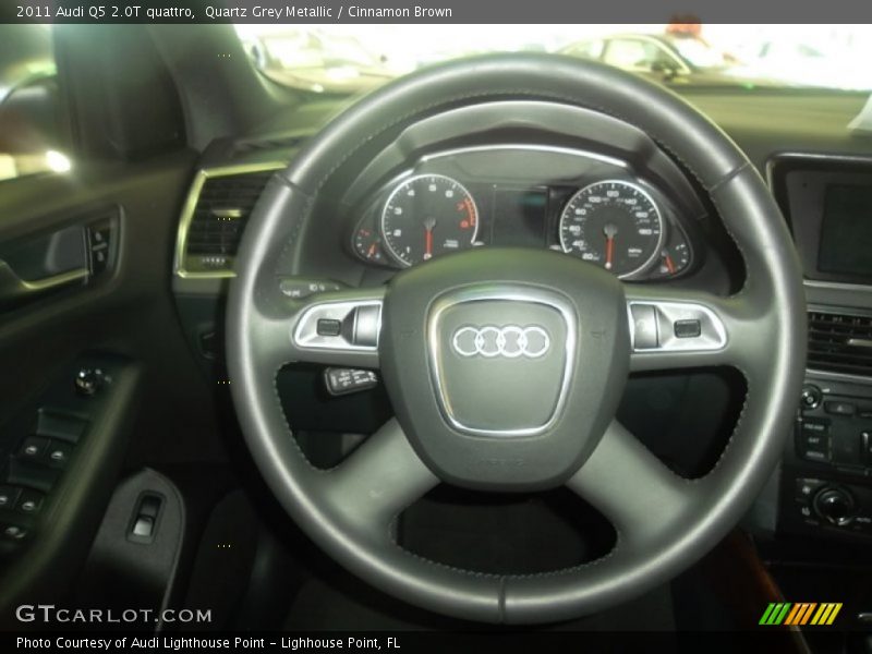 Quartz Grey Metallic / Cinnamon Brown 2011 Audi Q5 2.0T quattro