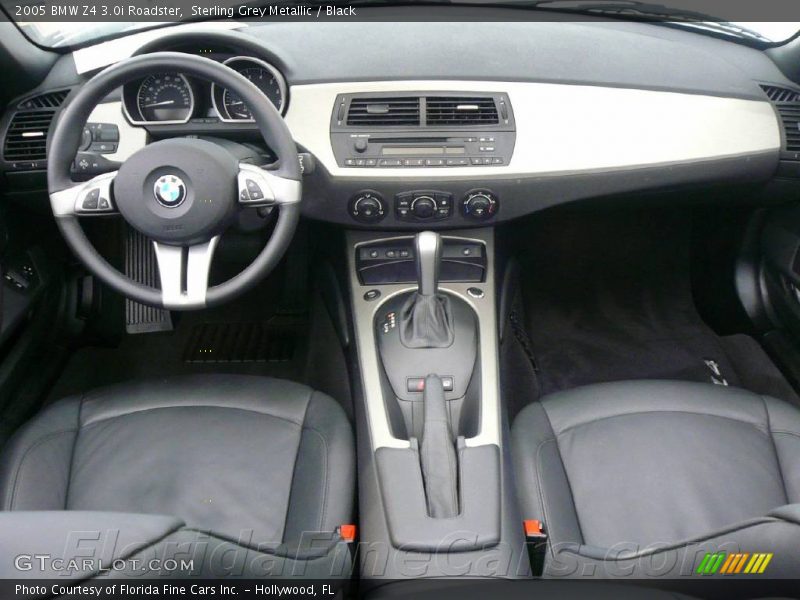 Sterling Grey Metallic / Black 2005 BMW Z4 3.0i Roadster