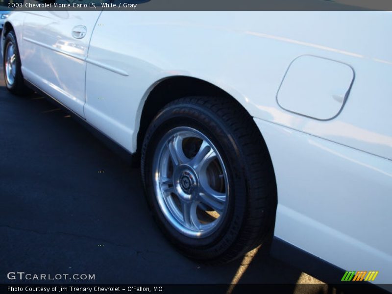 White / Gray 2003 Chevrolet Monte Carlo LS
