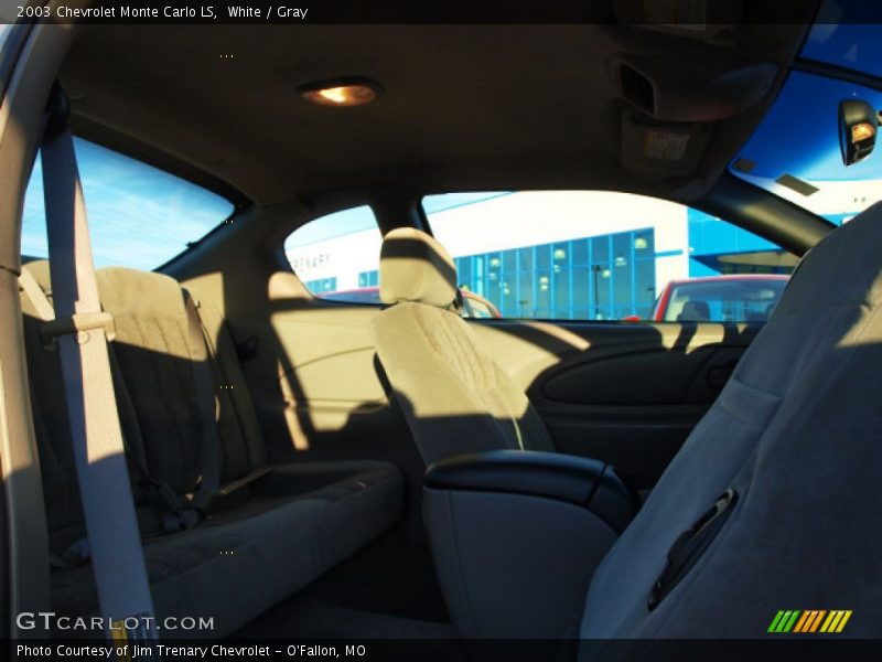 White / Gray 2003 Chevrolet Monte Carlo LS