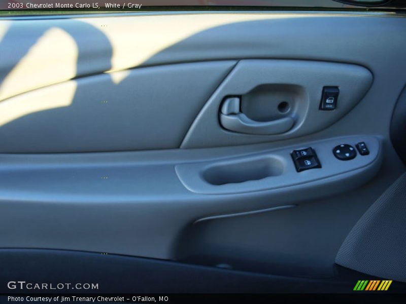 White / Gray 2003 Chevrolet Monte Carlo LS