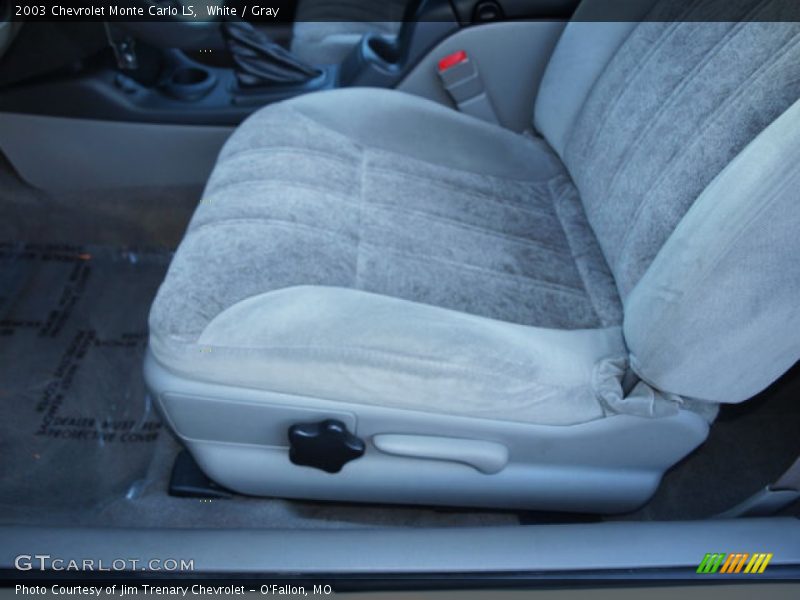 White / Gray 2003 Chevrolet Monte Carlo LS