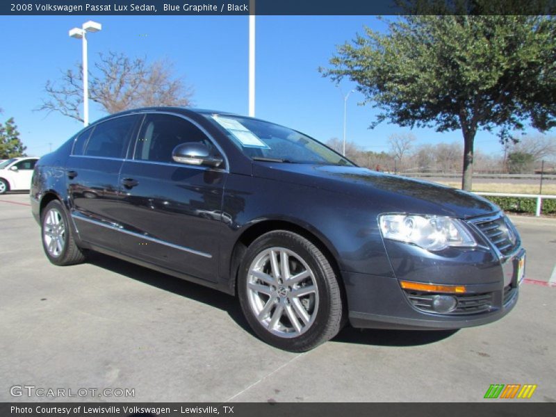 Blue Graphite / Black 2008 Volkswagen Passat Lux Sedan