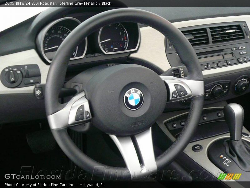 Sterling Grey Metallic / Black 2005 BMW Z4 3.0i Roadster