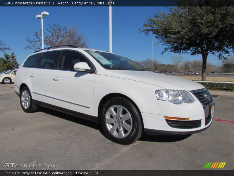 Candy White / Pure Beige 2007 Volkswagen Passat 2.0T Wagon