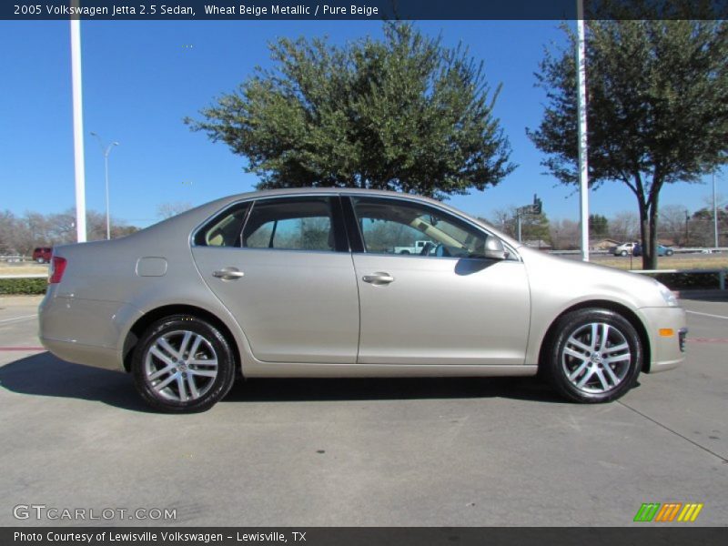 Wheat Beige Metallic / Pure Beige 2005 Volkswagen Jetta 2.5 Sedan