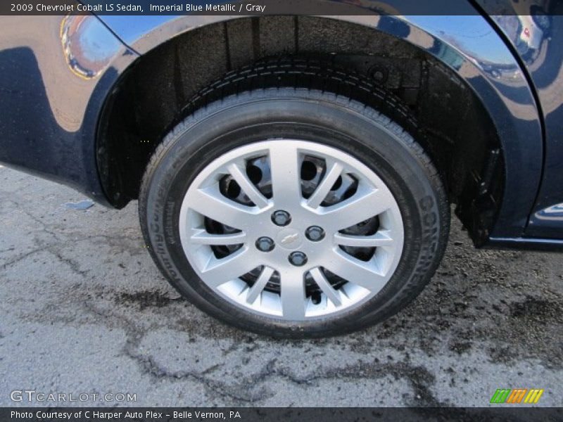 Imperial Blue Metallic / Gray 2009 Chevrolet Cobalt LS Sedan