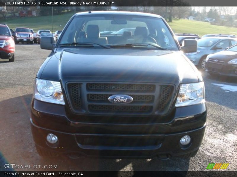 Black / Medium/Dark Flint 2008 Ford F150 STX SuperCab 4x4