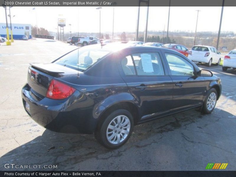 Imperial Blue Metallic / Gray 2009 Chevrolet Cobalt LS Sedan