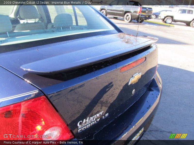 Imperial Blue Metallic / Gray 2009 Chevrolet Cobalt LS Sedan