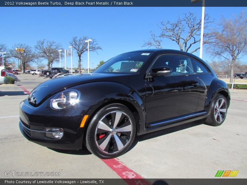 Deep Black Pearl Metallic / Titan Black 2012 Volkswagen Beetle Turbo