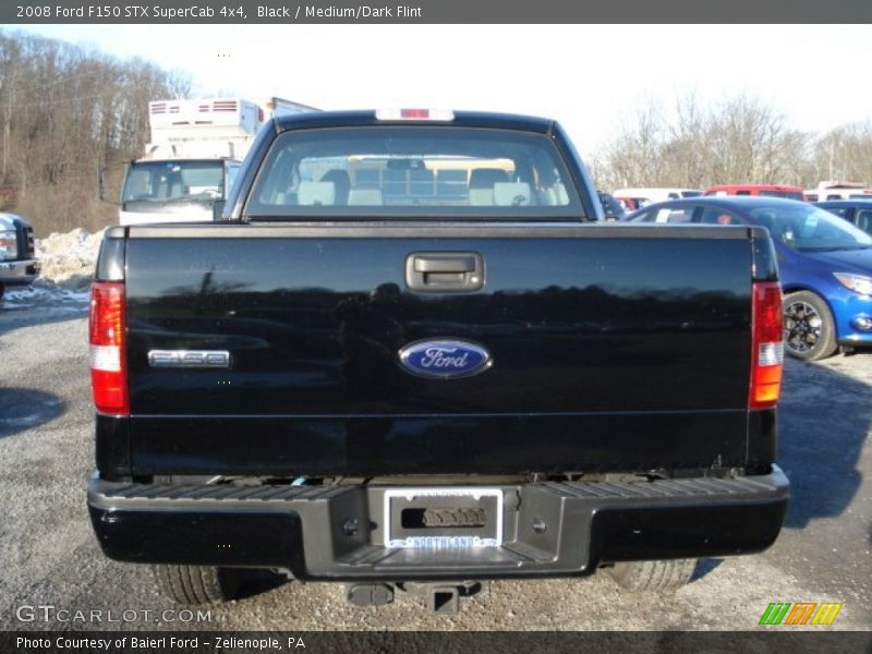 Black / Medium/Dark Flint 2008 Ford F150 STX SuperCab 4x4