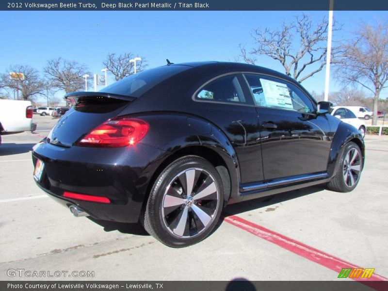 Deep Black Pearl Metallic / Titan Black 2012 Volkswagen Beetle Turbo